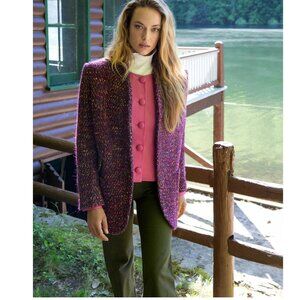Veronica Beard Crispin Wool Tweed Jacket
